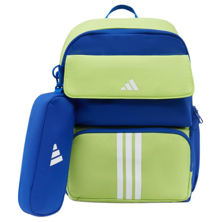 Adidas Adjustable Shoulder Strap Backpack Kids Backpacks Green Blue KS5853 Green & Blue