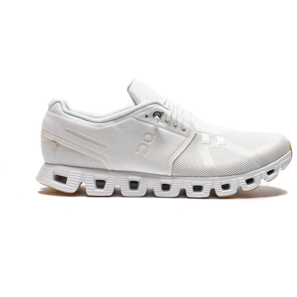 On Cloud 5 Mesh Breathable Shock Absorbing Low Top Running Shoes Men Sneakers White 88.98533