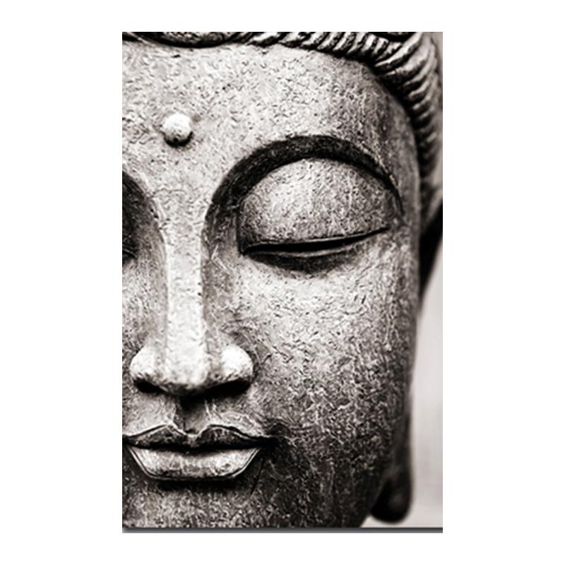 

1 шт. Статуя Будды Холст Картина Религиозная настенная художественная картина для гостиной Спальня украшения Плакаты и принты без рамки 21*30cm