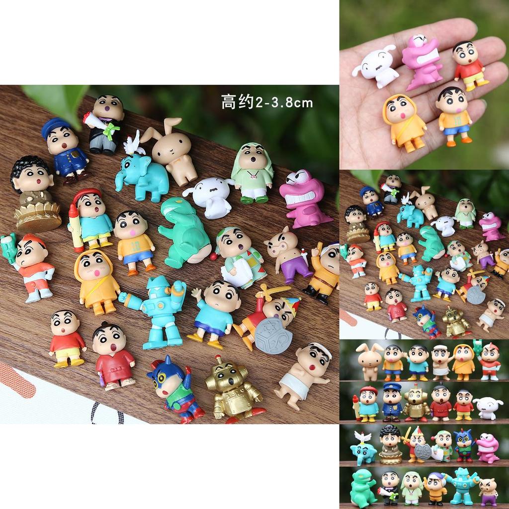 Cute Pvc Mini Shin Doll Cartoon Boy Perfect For Desk And Car Decoration