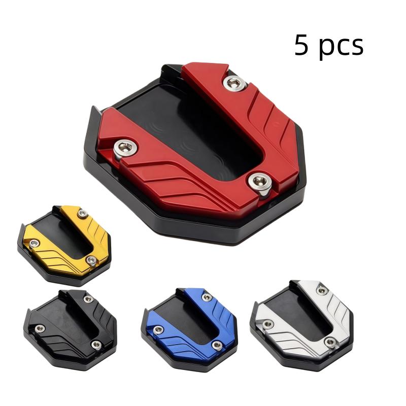 CNC-Aluminiumlegierung Motorrad Fahrrad Seitenständer Verlängerer Fuß Seitenständer Verlängerungsplatte Stützplatte Anti-Rutsch Vergrößerte Basis