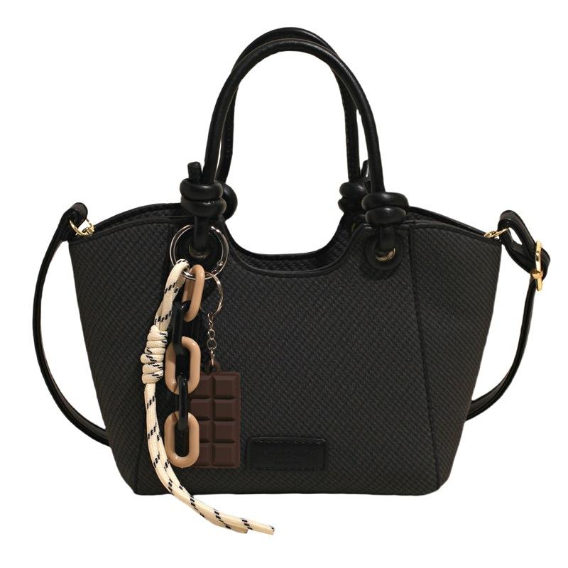 Hand carry premium bucket bag women's summer niche simple casual shoulder bag new trendy women's bag