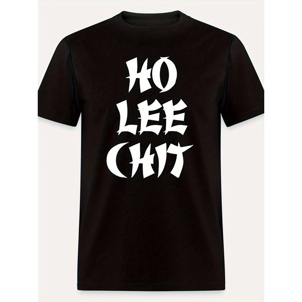 

[Футболка Funny Dad] Мужская футболка с коротким рукавом и принтом Funny Dad Fathers Day, коллекция, черная, HO LEE CHIT - fun-2179 S чёрный