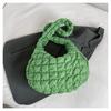 Korean versi Instagram girl pleated cloud bag 2026 new lightweight and versatile bubble large capacity commuting crossbody bag