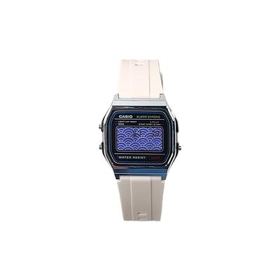 Maßgeschneiderte Uhr, modifizierte Serie Wolkenmeer Silbermond Silber Harzgehäuse Klassisch Retro Kleines Quadrat A158WA-1(Watch5-GaiZhuang-YunHaiYinYue)