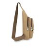 Rilibegan Men's Minimalist Canvas Chest Bag European and American Retro One Shoulder Crossbody Bag