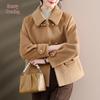 Xuexi Mom's 2024 Winter Mink Velvet Wool Coat