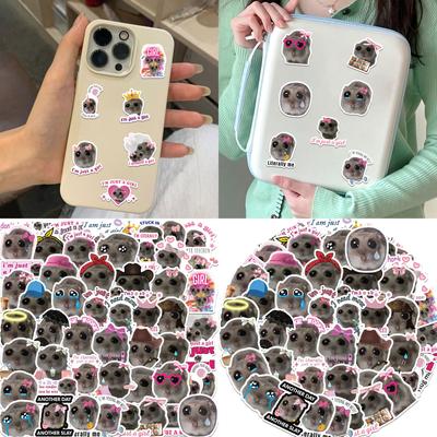 56x Hamster Aufkleber Lustige Aufkleber Graffiti Aufkleber Teenager Skateboard Aufkleber Laptop Computer Telefon Tablet