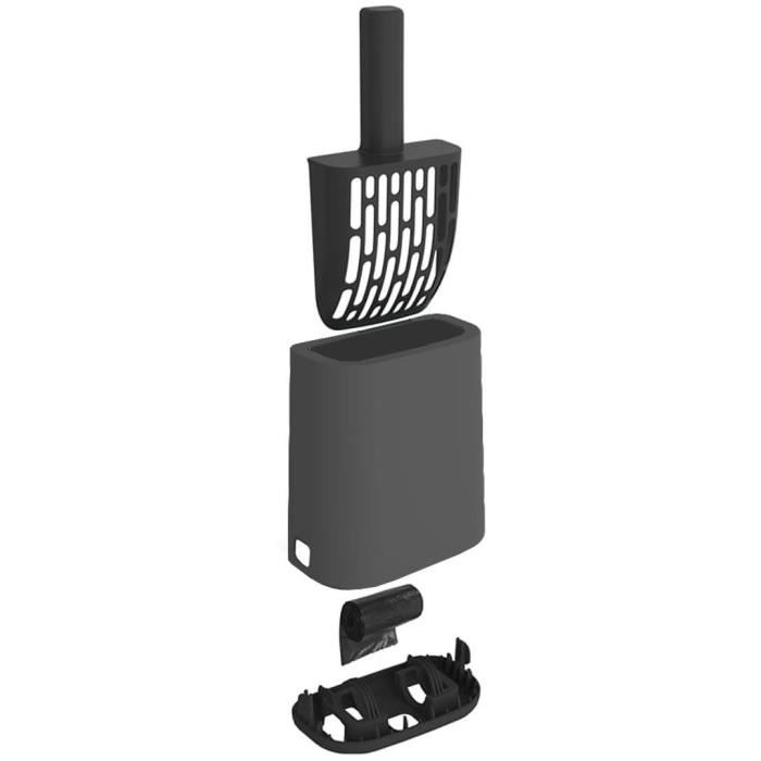 Katzenklo mit Halterung ROTHO MYPET BIALA - Anthrazit