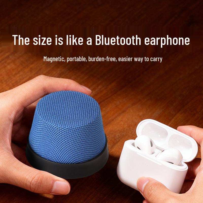 Magnetic Bluetooth Mini Speaker & Phone Holder with High-Quality Subwoofer