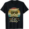 Retro Cat Daddy 80s 90s Style Sunglasses T-Shirt(1)