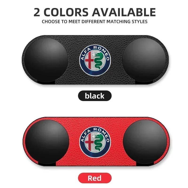 1pcs Car Sticky Hook Key Fob Holder For Alfa Romeo 159 147 156 166 Giulietta Giulia Mito Stelvio Brera Spider Auto Accessories MV8