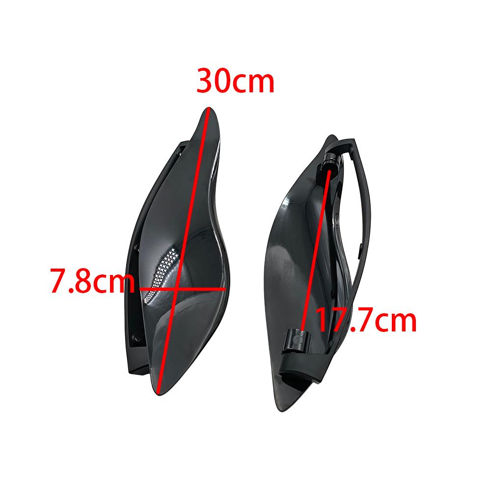 Motorcycle Adjustable Fairing Air Deflectors For Harley Davidson Electra Glide Street Glide Batwing 2014-2023