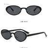 New Retro Oval Sunglasses for Ladies Fashion Small Metal Frame Sunglasses Women Classic  Shades Trends Summer Unique