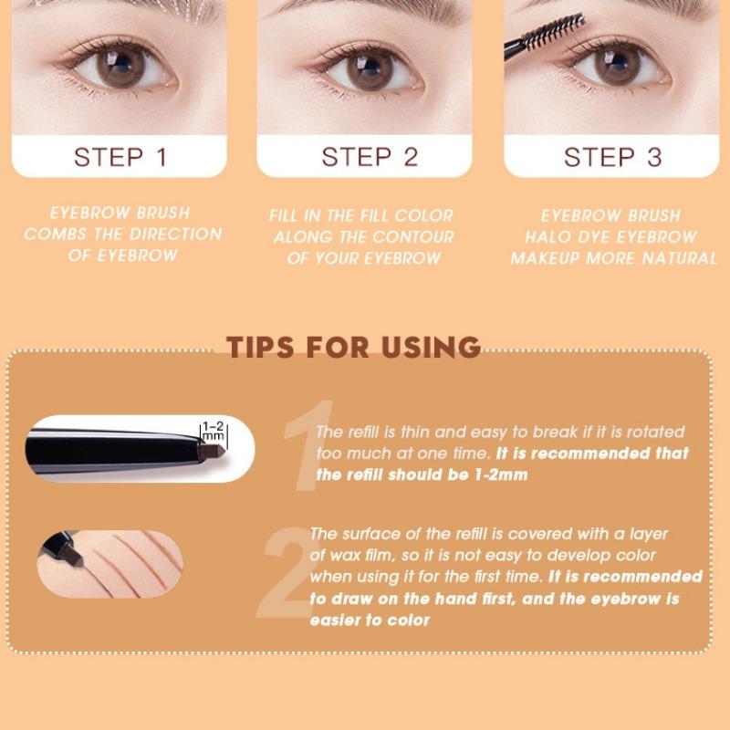 Lápis de sobrancelhas natural O'CHEAL com ponta triangular