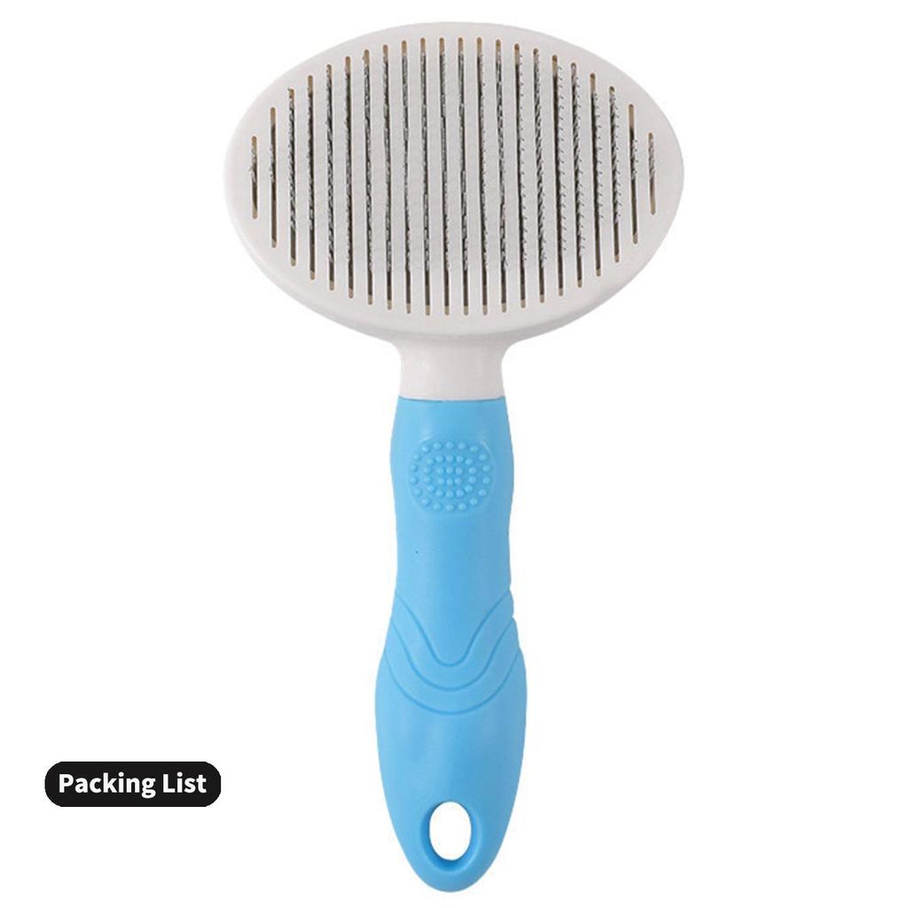 Cat Grooming Brush  Self Cleaning Slicker Brushes for Dogs Cats Pet Brush Tool Gently Removes Loose Undercoat  Mats Tangled Hair Massage-Self