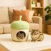 Cute Acorn Hamster Ice Cage Decorative Hamster Cooling Nest  Oversized Golden Bear