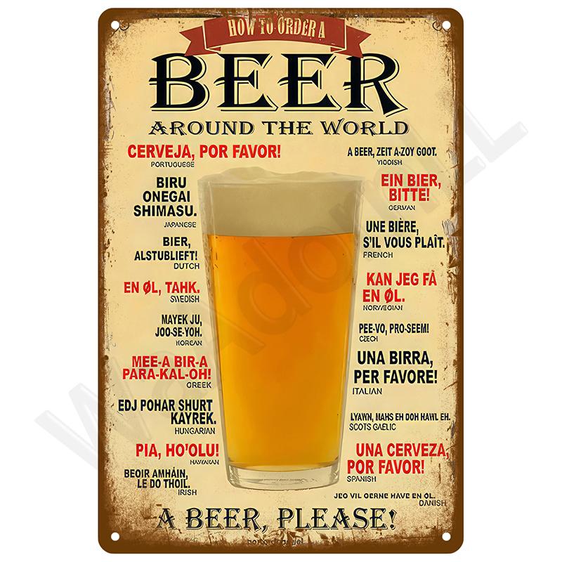 

Металлические таблички Винтажные металлические пластины Постеры Ретро Настенное искусство Барные аксессуары Мужская пещера Жестяная табличка Комната Предмет декора Роскошный домашний декор Украшения 20x30cm