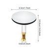 Bouchon de vidange universel en laiton réglable 50–55 mm pour baignoire et évier, finition argent