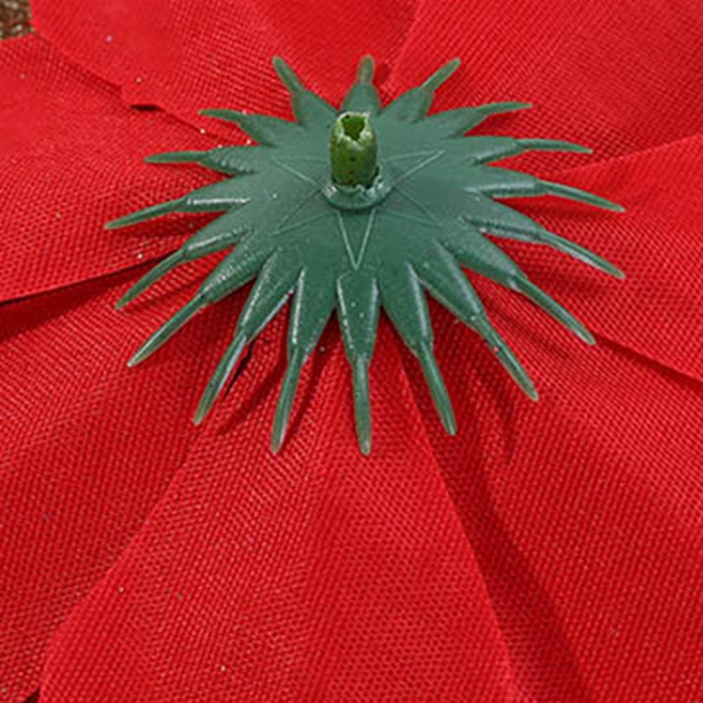 Gift Wreath Accessories Glitter Fake Flowers Christmas Tree Ornaments Artificial Christmas Flowers