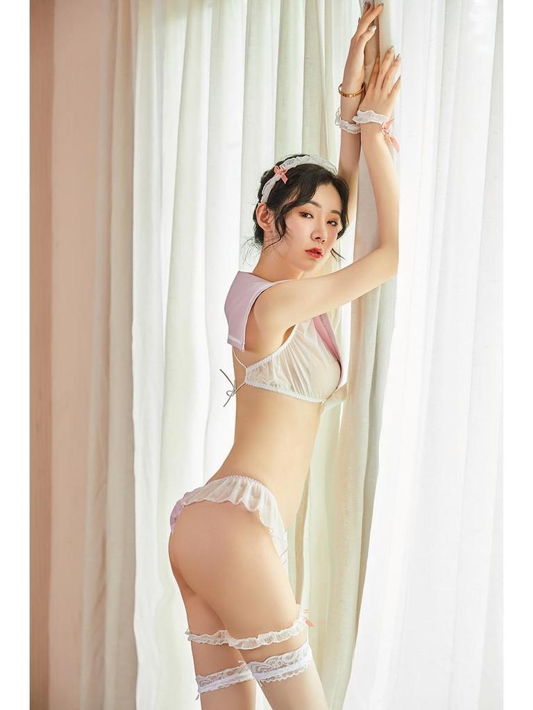 Temptation Sexy Lingerie: Cute Mini Skirt Student Uniform Set