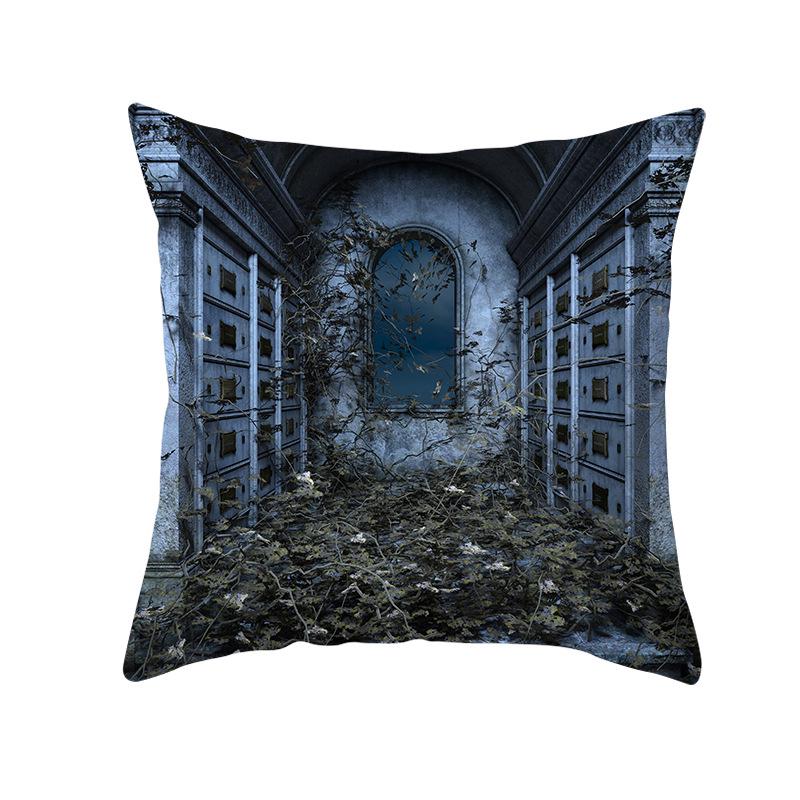New Peach Skin Halloween Pillowcase Home Wish Home Supplies Cushion Cover Waist Pillowcase