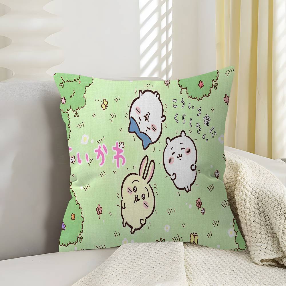 Cute Japanese C-Chiika-Wae Usagi Pillow Anime Pillow Sofa Bed Head Pillow Cover Cushion Cover 45X45 Cm Fashion