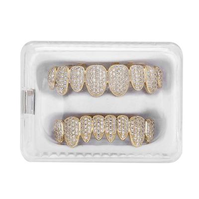 Teeth Set Hip Hop Prop Teeth Accessory Decoration for Halloween Party Gift