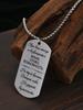 Blessed Gift Stainless Steel Necklace Key Chain ,Ideal Gift for Men, Couples, Boyfriend, Family & Friends