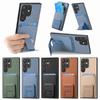 Foldable Kickstand Cards Solt Wallet Case For Samsung Galaxy S24 Ultra S23 S22 Plus S21 FE A14 A24 A34 A54 A15 A05 A55 A35 Bag