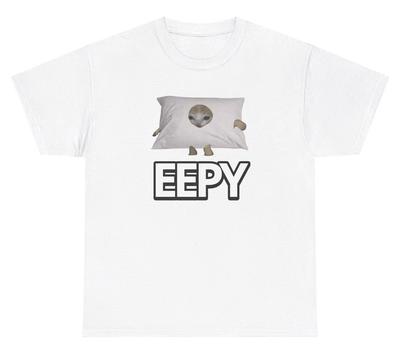 Eepy Cat Meme T-Shirt Lustig Dumm Seltsam Verflucht Seltsam Spezifisch Gen Z Grafik-T-Shirt