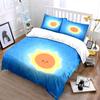 Sunny-Themed Decorative Set Multiple Sizes Kid'S And Adults' Bedroom Exquisite 3Pc Bedding Set, Gift