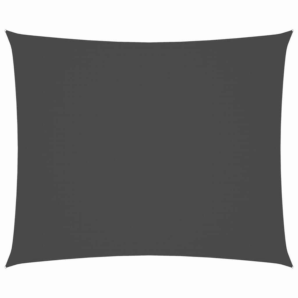vidaXL Sonnensegel Oxford-Gewebe Rechteckig 3x4 m Anthrazit