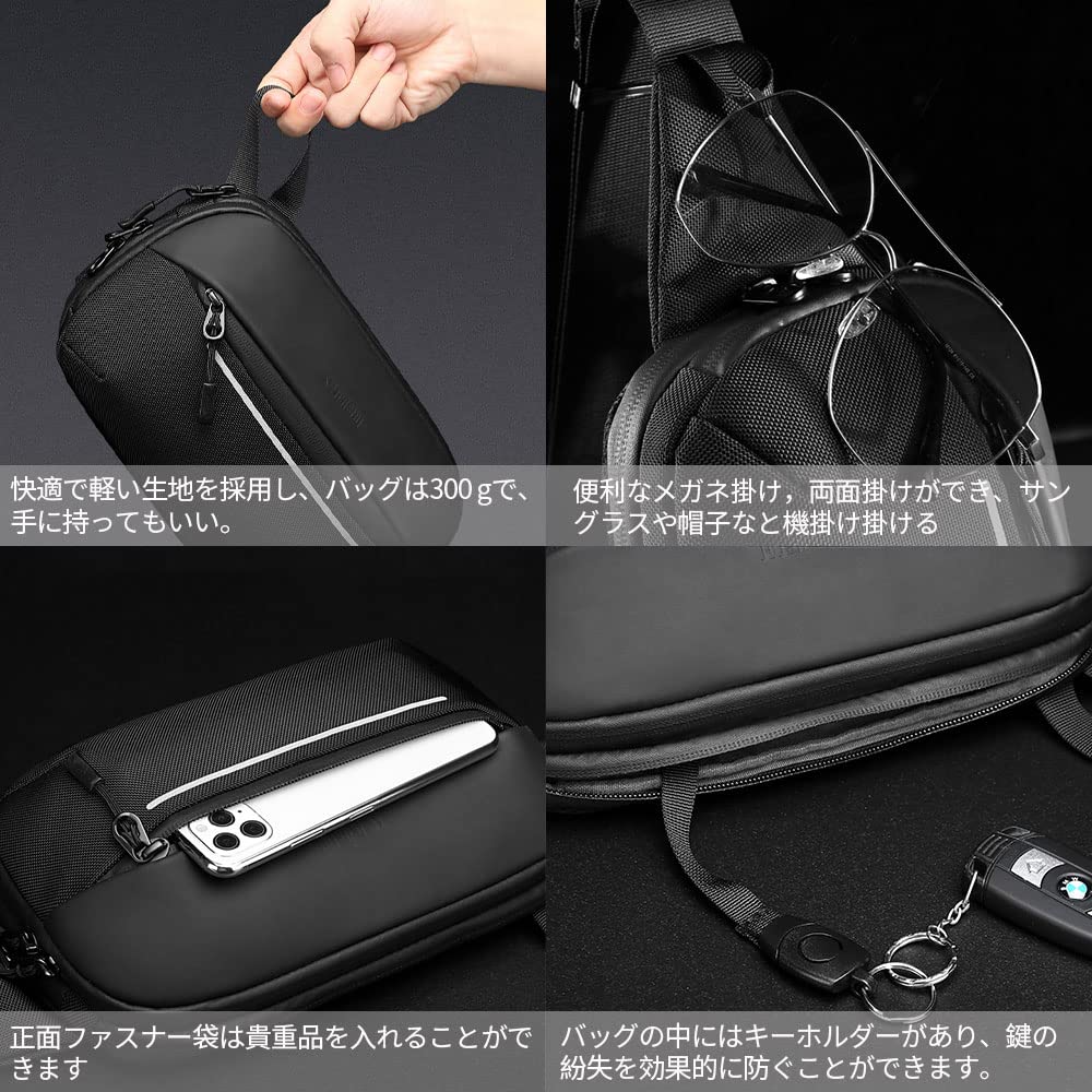 Rozszerzany pas Ciało Ramię Crossbody Duży Pas Biodro Bezpieczeństwo Ramię Crossbody Szkolny Męska Saszetka, Torba, Torba, Torba, Pojemność, Wodoodporny,