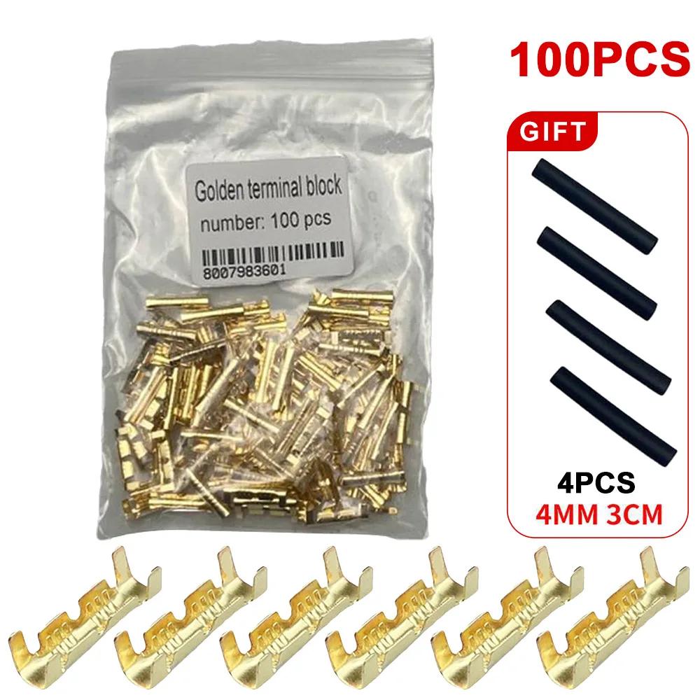 

0.3-1.5mm2 U-Shaped Terminal Wire Buckle Tabinserts Docking Connector Line Press Connectors Terminal with Heat Shrinkable Tube