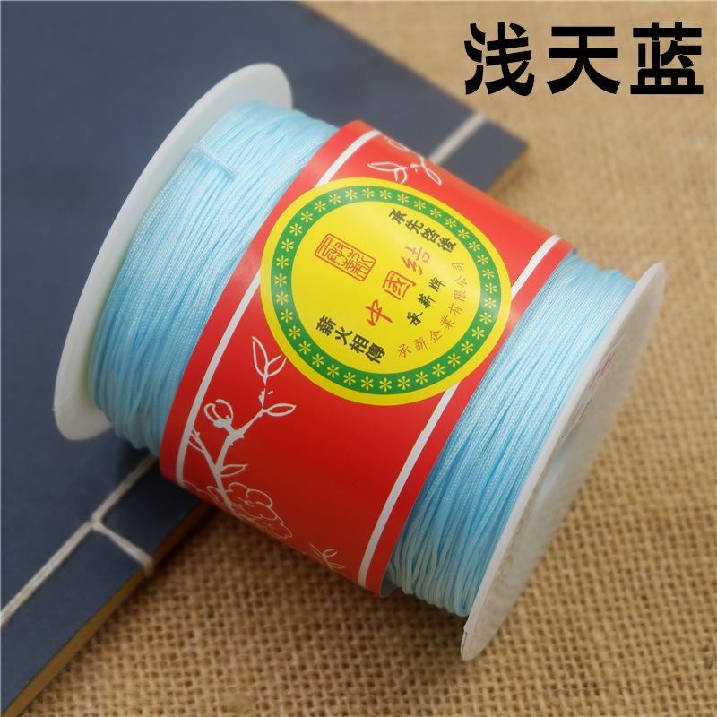 Taiwan Chengxin A Linie 1 mm Jade-Linie DIY Schmuck Weben Armband Seil Rotes Seil Geflochtenes Seil Chinesischer Knoten Draht