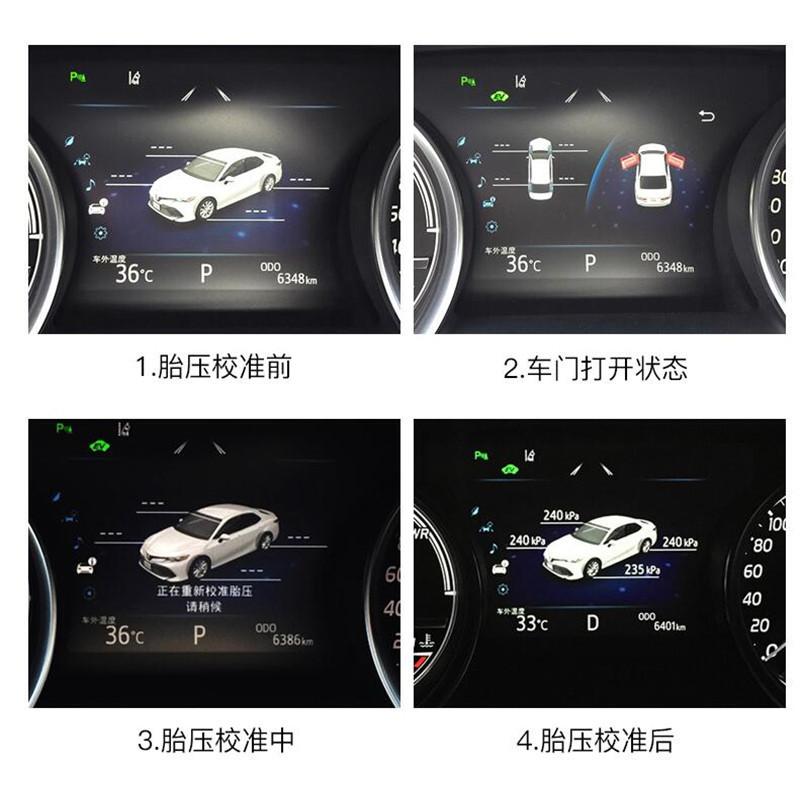 TPMS Tire Digital LCD Display Auto Security Alarm Tyre Pressure For Toyota Camry 2018