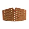 Stretchy Elastic Slimming Body Waist Belts Punk Style Women's Cummerbunds  Versatile Dress