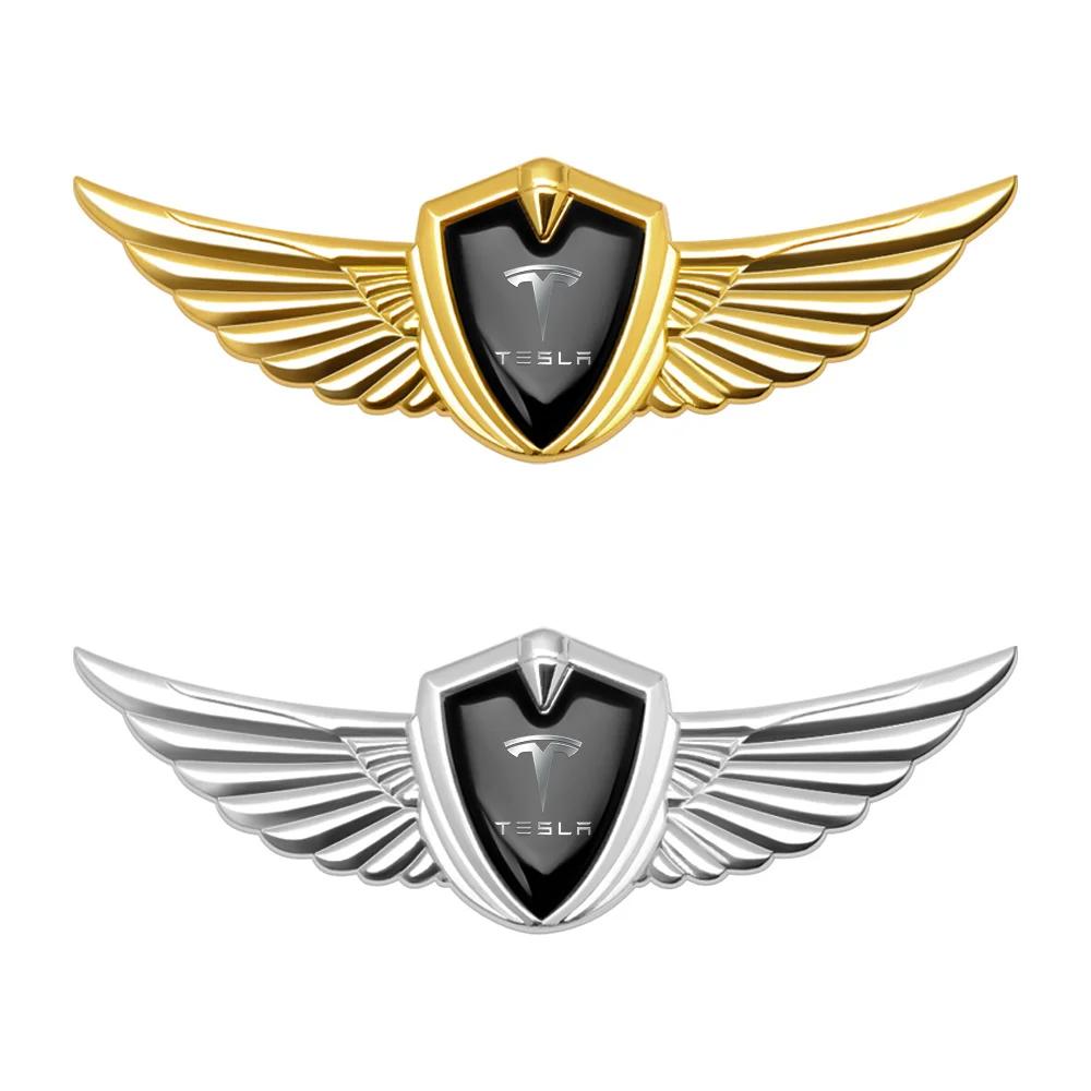 ICTB3 For Tesla Model 3 Model S X Model Y Roadster SpaceX Cybertruck Car Styling Side Body Car Wings Badge Fender Stickers Decal