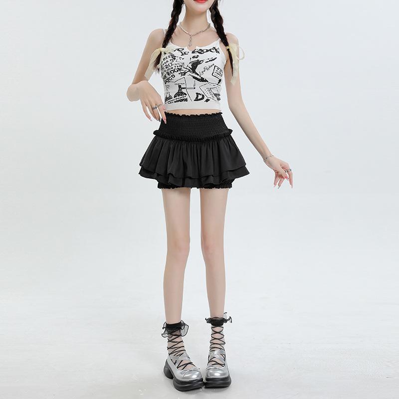 

Вдохновленная французским балетом летняя мини-юбка-тортик с завышенной талией, облегающая, сладкая и пикантная XS