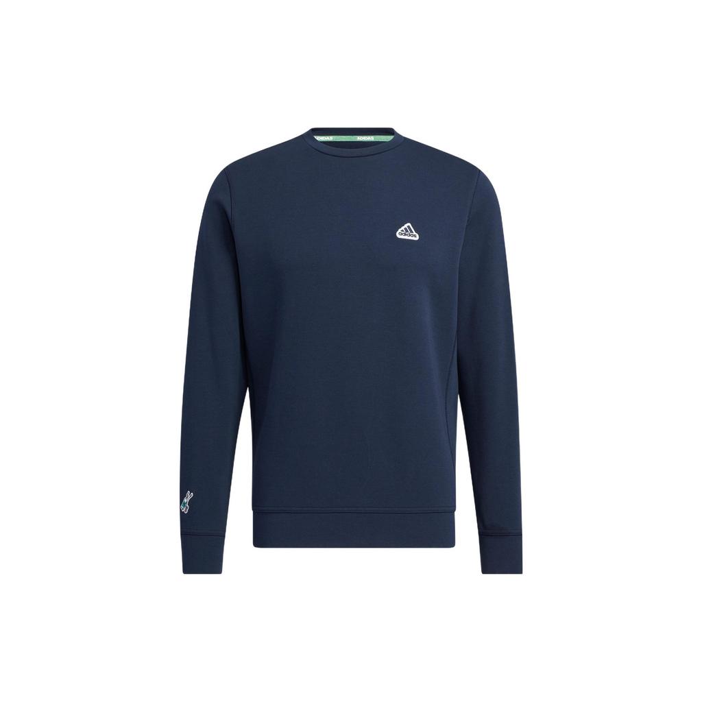 Adidas Sweatshirts Men's Dark Blue Crew Neck Moderate Regular HG5789