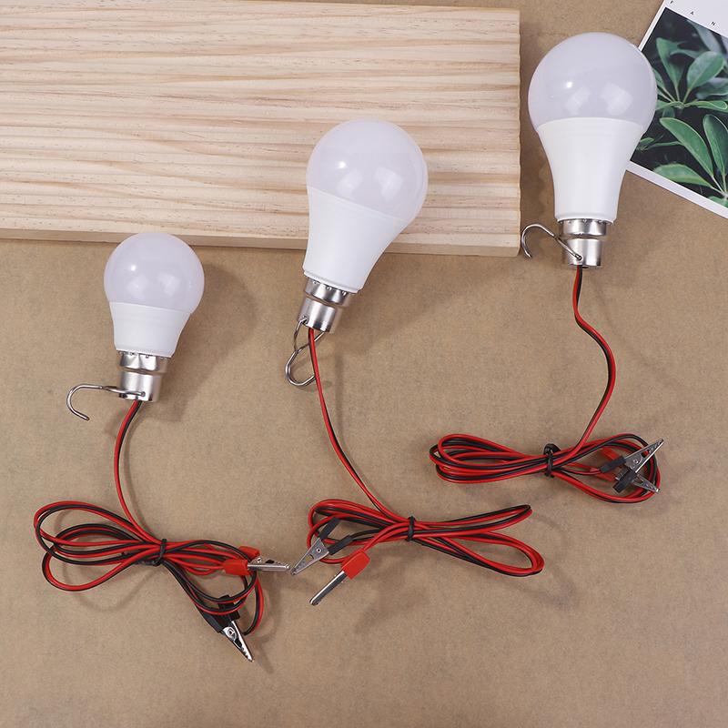 3W 6W 9W 12W 15W 18W Led Dc 12-85V Bulb With 1.2M Wire Screw-On Low-Voltage Battery Household Bright Lighting Bulb