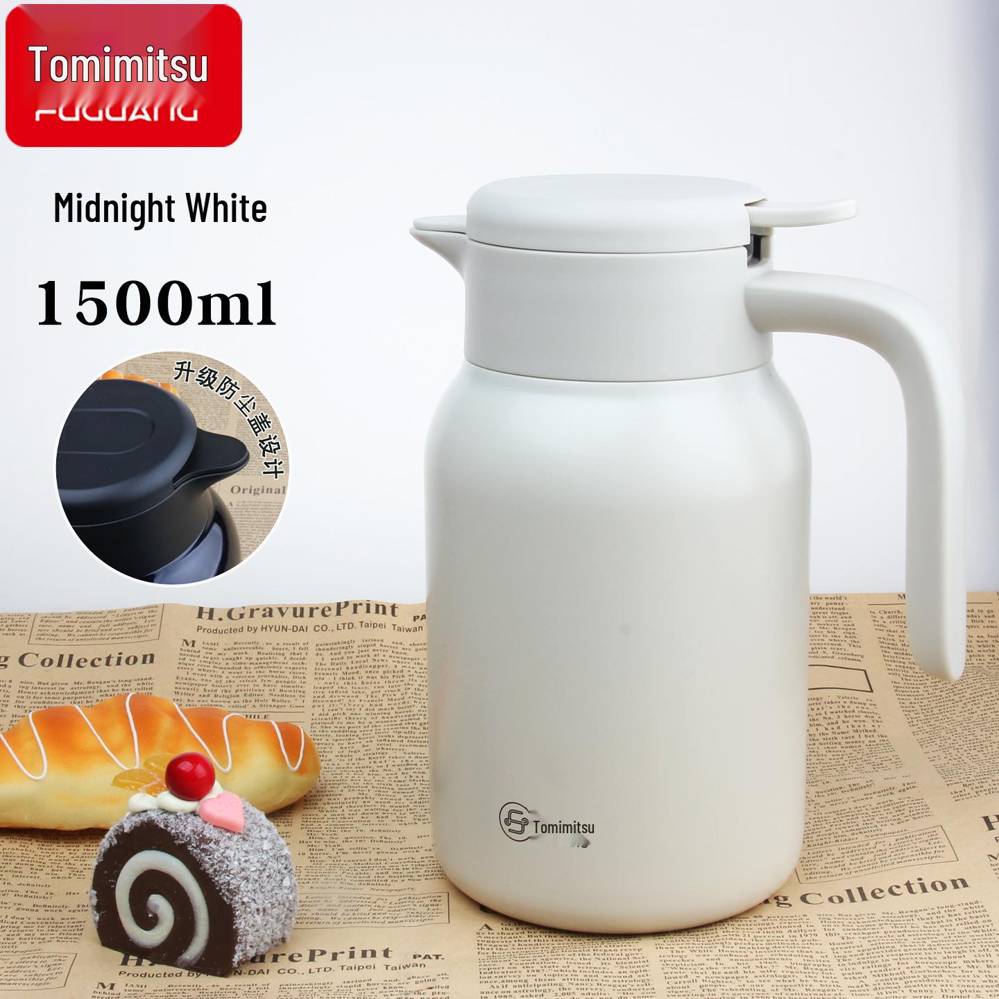 Fuguang Large Capacity Insulated Stainless Steel Thermos Flask for Home, Office, or Dormitory Use 1500ml-2000ml