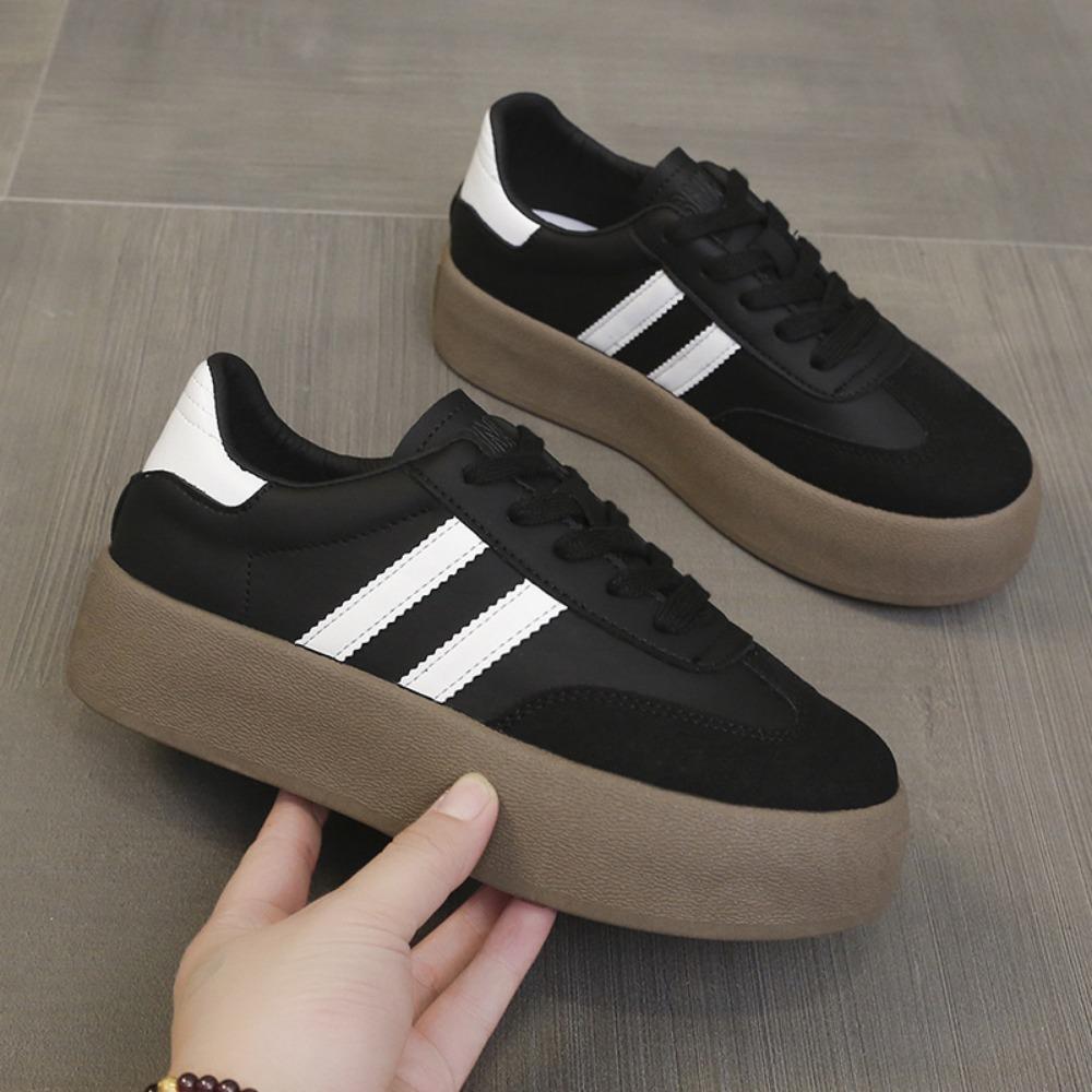 Spring and Summer Casual  Hick Soled Sports Board Shoes for Women