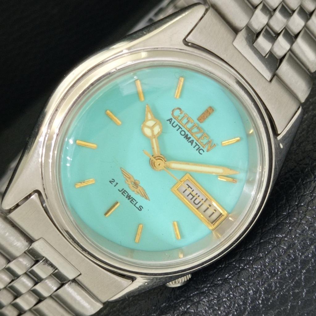 

ЯПОНИЯ МУЖСКИЕ ВИНТАЖНЫЕ ЧАСЫ CITIZEN АВТОМАТИЧЕСКИЕ 8200 ЦВЕТ МОРСКОЙ ВОЛНЫ ЦИФЕРБЛАТ a500274-2 R151b-a500274