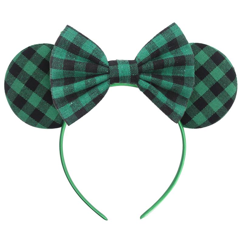 Neues Weihnachts-Mausohren-Stirnband für Mädchen Einheitsgröße Pailletten Schleife Haarband Festival Party DIY Haarschmuck Boutique