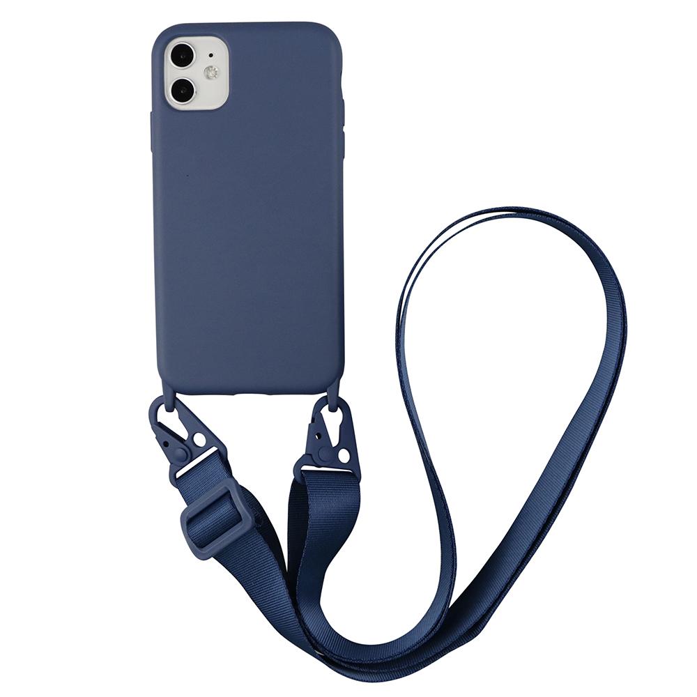 Crossbody Ketting Lanyard Koord Telefoon Hoesje Voor Iphone 16 15 14 Plus 13 12 Mini 11 Pro Xs Max Xr X Siliconen Zachte Tpu Ach