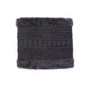 Winter Knitted Fleece-Lined Hat & Scarf Set for Men, Women & Kids - Thick Wool Parent-Child Cap