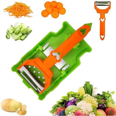 Neuer Multifunktionaler Kartoffelschäler Edelstahl Praktischer Gemüsehobel Julienne-Streifen Heimküche