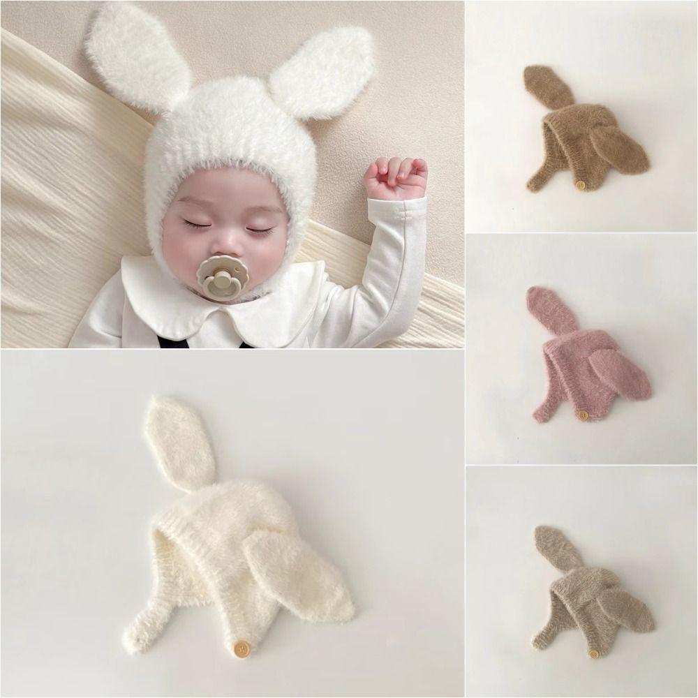 Keep Warm Baby Hat Solid Color Beanie Bonnet Cute Winter Knit Hat  Winter